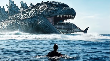 Godzilla Eats Megalodon in the Arctic Ocean