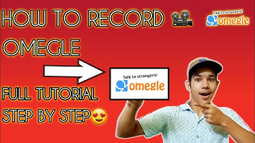 How to record omegle video chat | internal sound record | omegle