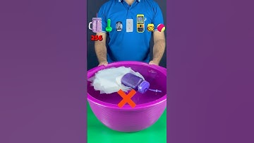 TRY TO GUESS HOW MANY TISSUE PAPER WILL FOAT? #satisfying #experiment #asmr #tissuepaper