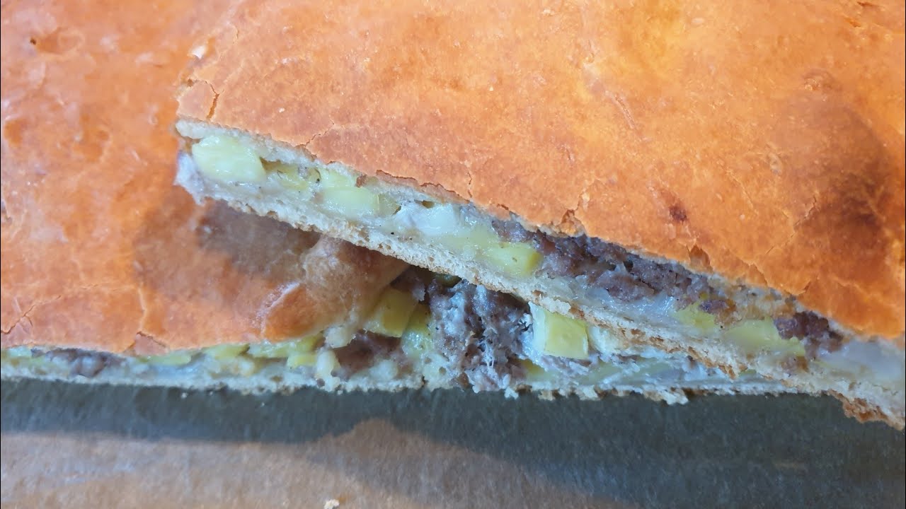 Pirogge mit Kartoffeln, und Hackfleisch - YouTube Pirogge mit Kartoffeln, und Hackfleisch - YouTube