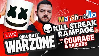 🔴Marshmello's Call Of Duty Kill Streak Rampage W/ Courage, Nadeshot & Timthetatman