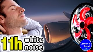 Flight Sounds ASMR, and Fan Sounds for sleeping, relaxing, studying or Focus | White Noise