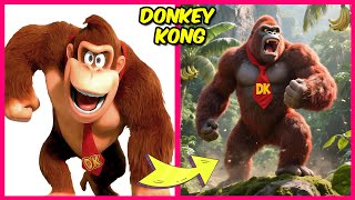 The Super Mario Bros 🍄 Movie Characters in REAL LIFE! 👀   Their Favorite Things | Mario, Donkey Kong