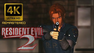 Resident Evil 2 - Leon Intro [Remastered 4K 60FPS]