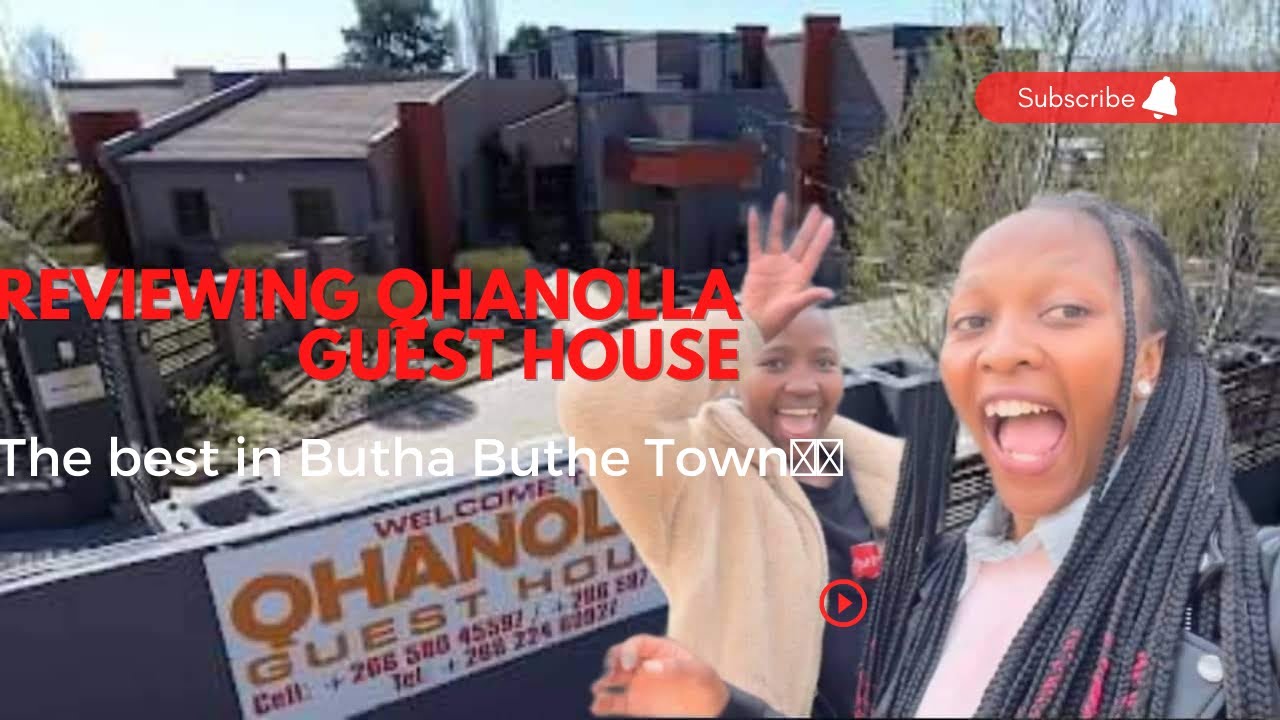 Reviewing Butha Buthe best guest house||Restuarant side with my friend ...