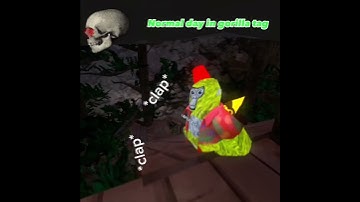 Normal day in gorilla tag 💀#sus #gorillatag #viral #funny #vr #shorts