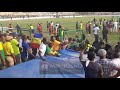 Watch how hearts of oak fans celebrated as gold stars supporters charged on their players in bibiani