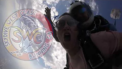 Kaitlyn Bohlman's Tandem Skydive At Skydive West C...
