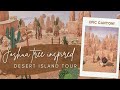 Desert Island Tour with Joshua Tree area &amp; Epic Canyon! Animal Crossing New Horizons