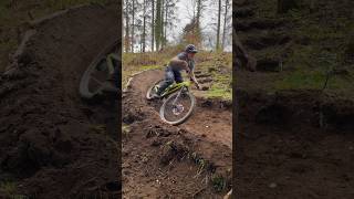 Smooth berm #biking #mountainbike #shorts #mtb