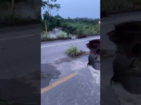 Cratera se abre na MA-119 entre Altamira e Santa Luzia no Maranhão