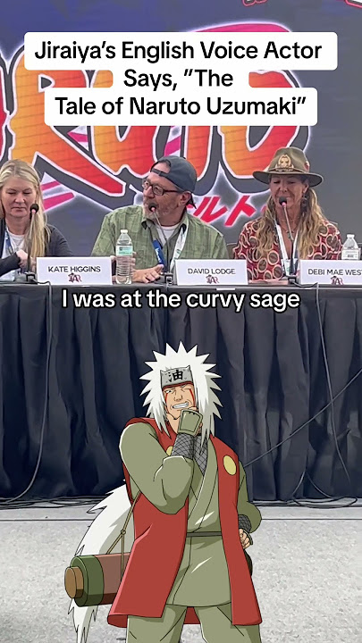 Pengisi Suara Jiraiya mengatakan, “kisah naruto uzumaki” #Shorts