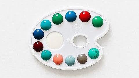 Making New Colors With Only  3 Primary Colors | Satisfying Color Mixing 