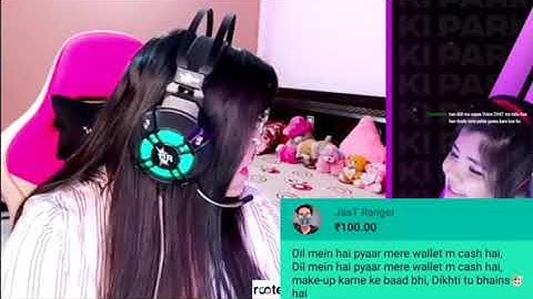Jaa t ranger funny shayari in super chat || Revenge With Beautiful Streamers ft. @PAYAL GAMING Part