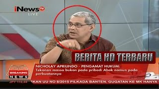 Inilah Tamparan Pedas Nicholay Aprilindo Kepada Ahok Disidang Ke 15 - 21 Maret 2017