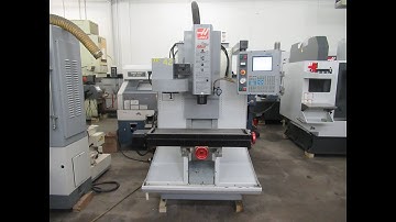 Haas TM-1 CNC Vertical Toolroom Mill with 4th Axis Drive, Coolant Pump, 10 Station Auto Tool Changer