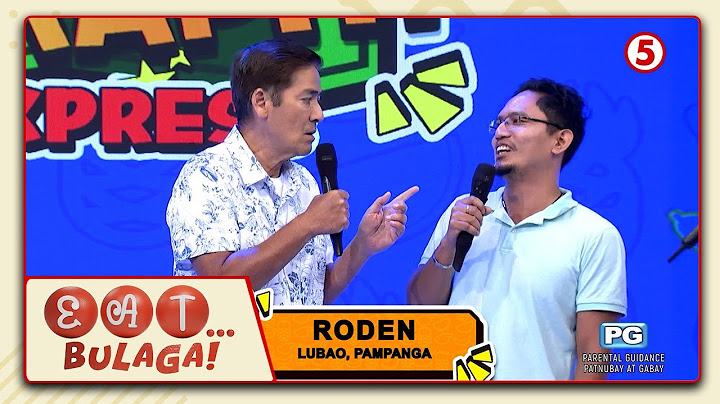EAT BULAGA | Si "Mr. Principal" Roden mula sa Lubao, Pampanga, ang naki- Peraphy sa Eat Bulaga!