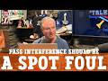 Pass interference SHOULD be a spot foul in CFB, No one should be down until contact | Game Time