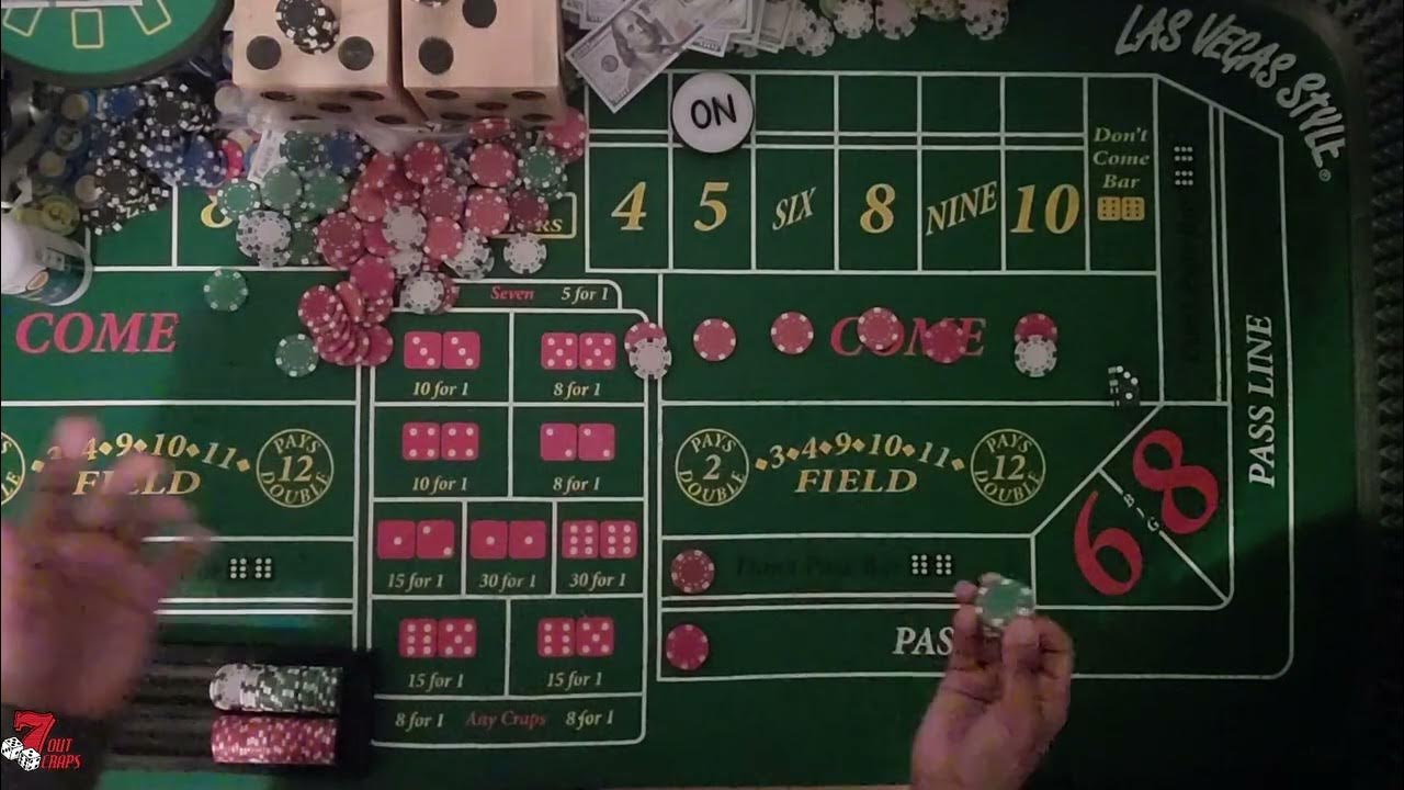 MY FAVORITE CRAPS METHOD EVER....... MY GO TO CRAPS STRATEGY craps 