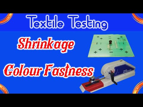 Textile Testing Process Shrinkage/Colour