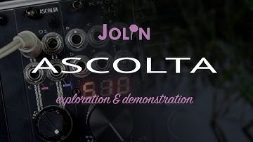 Jolin ASCOLTA / dual (stereo) preamp envelope follower / line level interface / explanation and demo