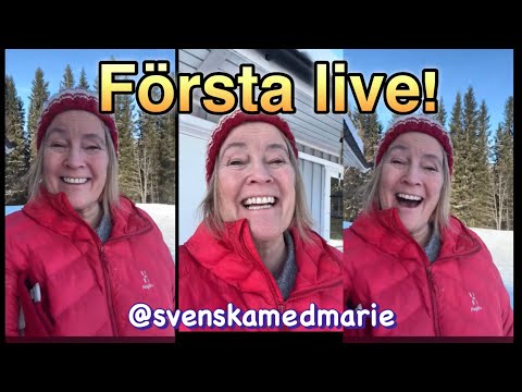 Första Live - Svenska med Marie - Undertext på svenska! @SvenskamedAnastasia