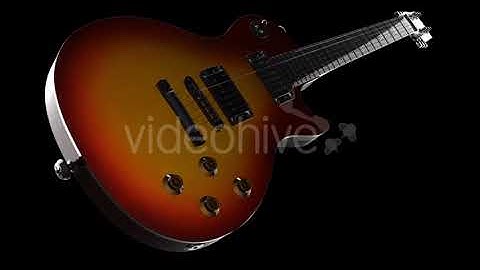 Rotate Electric Guitar | Motion Graphics - Envato elements