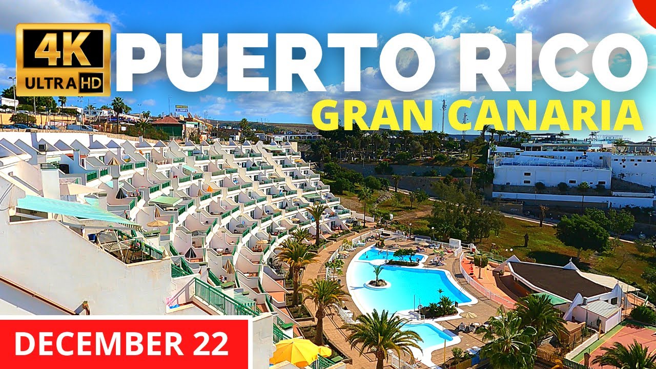 PUERTO RICO Gran Canaria December 1, 2022 🔴 Babalu Apartments to Balcon de  Amadores - YouTube