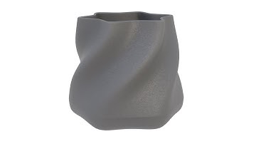 3D model of a flower pot. Superhive, CGtrader, Cults3d (no sound)