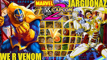 MvC2 Mvci Umvc3 JARGUONAZZ vs WE R VENOM pt 3