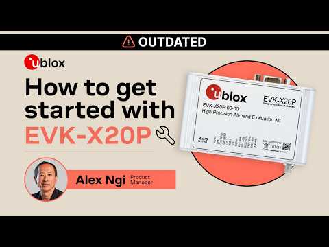 How to get started with the u-blox EVK-X20P evaluation kit with u-center 2