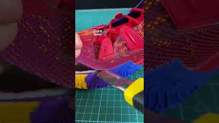 Too small so i cut them Nike Kyrie 7 Icons Of Sport DC0588-600/DC0589-600 ASMR