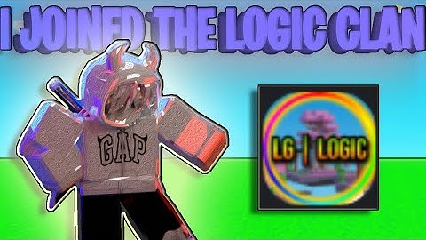 i JOINED The LOGIC Clan..?(Roblox Bedwars)