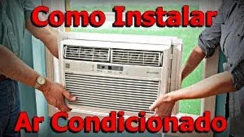 Como vedar as laterais do ar condicionado de janela?