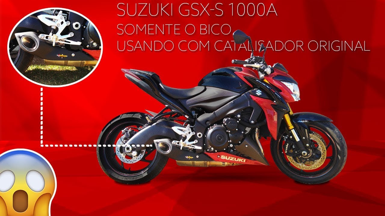 Capa do vídeo Escapamento Bico Hurrimade Evolution Suzuki GSX-S 1000A 2015 a 2022