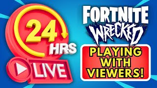 🔴24 HOUR STREAM FORNITE STREAM🔴 Playing With Subs!