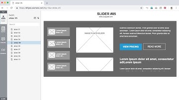 10 Axure Premium Slider widget library | Carousel |  Product Slider