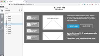 10 Axure Premium Slider widget library | Carousel |  Product Slider