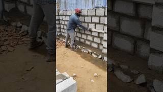 Solidblock line work👍👍 #shorts #shortsfeed #construction #solidblock #satisfying #skills