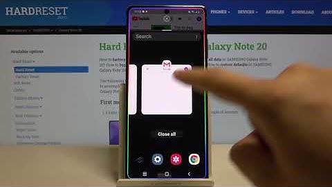 How to Use Split Screen in SAMSUNG Galaxy Note 20 - Multitasking Usage