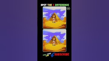 ⏱️10sec / Spot The 5 Differences :【Part 670】#shorts #riddle #quiz