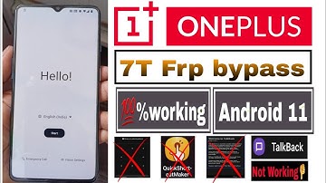 Oneplus 7t frp bypass 💯% working Android 11 live proof working #technical #technicalvideo #khantech