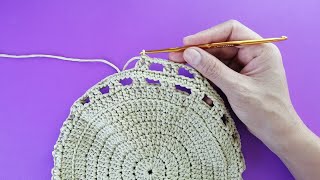 Tutorial​ crochet net bag -​ Pattern​ for​ beginner​