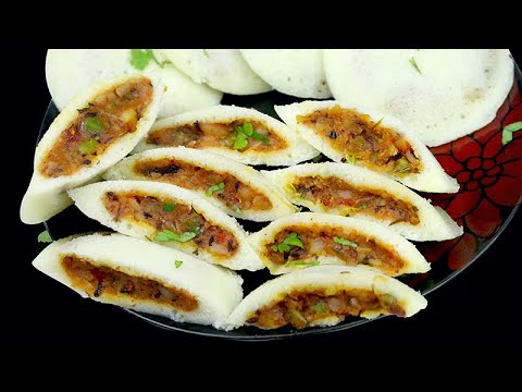 1चमच्च तेल में सुबह या श्याम का हल्का फुल्का बेहद टेस्टी नाश्ता | Easy SUJI ALOO ki Stuffed Idli