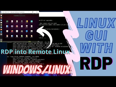 Linux GUI with remote desktop(rdp) - access from Windows/linux | rdp easy method