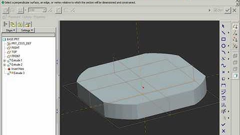 2 Slider Assembly Pro ENGINEER Tutorial Part 1