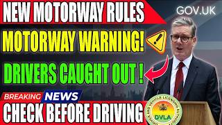 FINAL WARNING UK Drivers! 5 Smart Motorway Rules Begin TOMORROW – Avoid Massive Fines & Penalty Poin