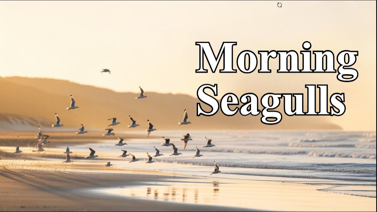 Morning Seagulls | WAKE UP TO Chirping Morning Seagulls Outside