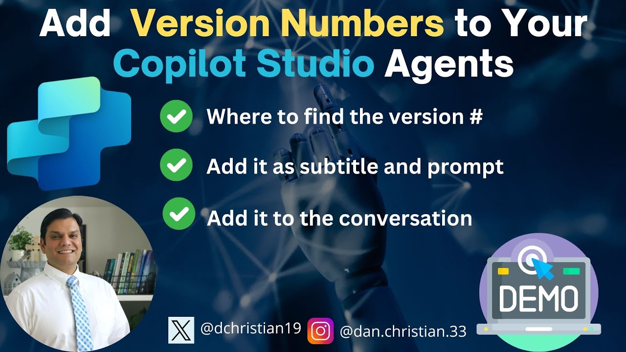 Adding Version Numbers to Your Copilot Studio Agents