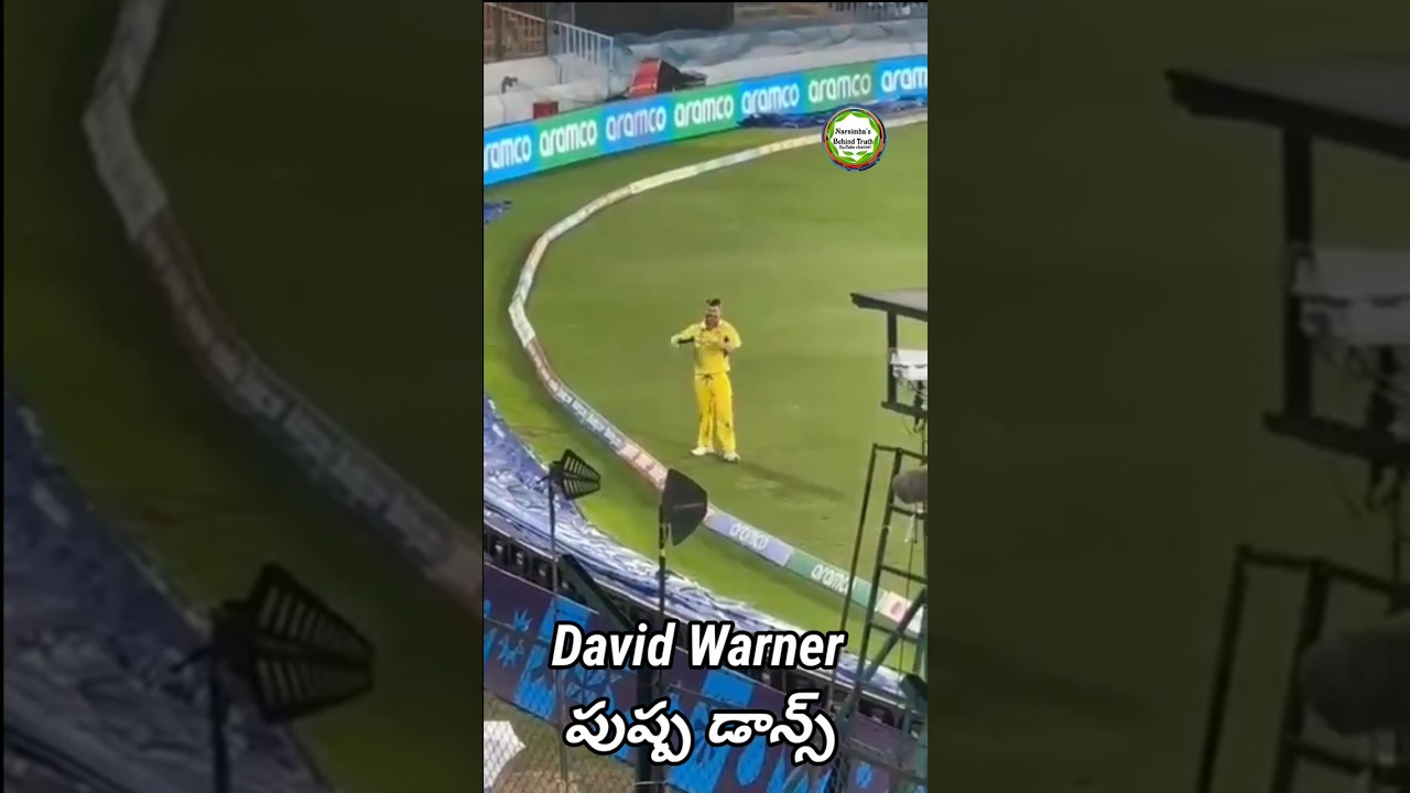 Australian cricketer David Warner and Indian crowd enjoyed dancing on Pushpa, video goes viral.